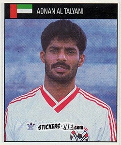 Sticker Adnan Al Talyani - World Cup 1990 - Orbis