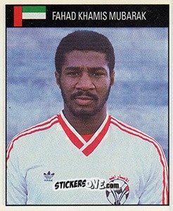 Sticker Fahad Khamis Mubarak - World Cup 1990 n. 450 - Orbis