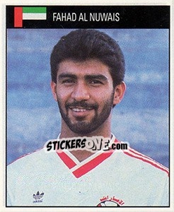 Cromo Fahad Al Nuwais - World Cup 1990 - Orbis