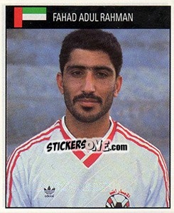 Sticker Fahad Adul Rahman - World Cup 1990 - Orbis