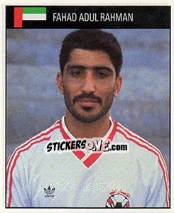 Sticker Fahad Adul Rahman - World Cup 1990 n. 452 - Orbis