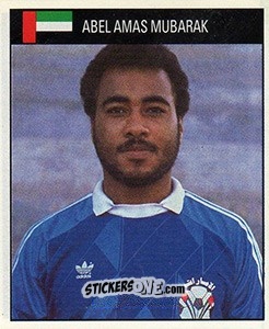 Sticker Abel Almas Mubarak - World Cup 1990 n. 453 - Orbis