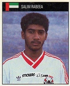 Cromo Salim Rabeea - World Cup 1990 - Orbis