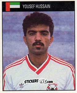 Sticker Yousef Hussain - World Cup 1990 n. 456 - Orbis