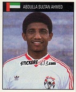 Sticker Abdulla Sultan Ahmed - World Cup 1990 - Orbis