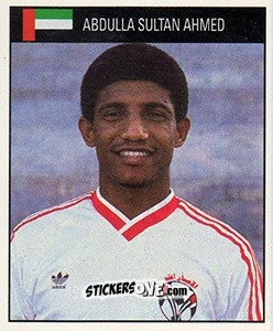 Sticker Abdulla Sultan Ahmed - World Cup 1990 n. 458 - Orbis
