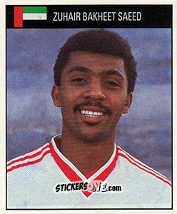 Sticker Zuhair Bakheet Saeed - World Cup 1990 n. 461 - Orbis
