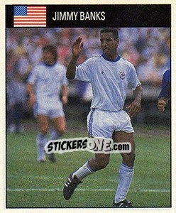 Cromo Jimmy Banks - World Cup 1990 - Orbis