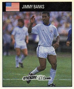 Sticker Jimmy Banks - World Cup 1990 n. 465 - Orbis