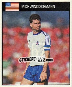 Cromo Mike Windischmann - World Cup 1990 - Orbis