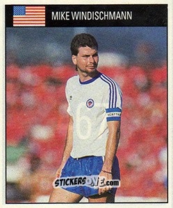 Sticker Mike Windischmann - World Cup 1990 - Orbis