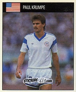 Sticker Paul Krumpe - World Cup 1990 - Orbis