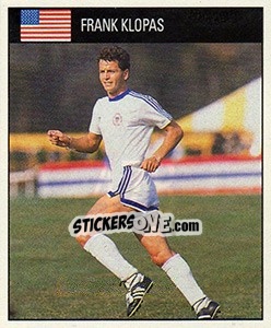 Sticker Frank Klopas - World Cup 1990 - Orbis