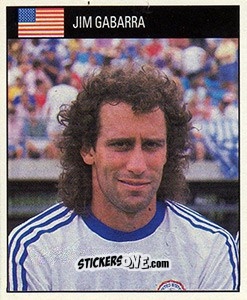 Sticker Jim Gabarra - World Cup 1990 - Orbis