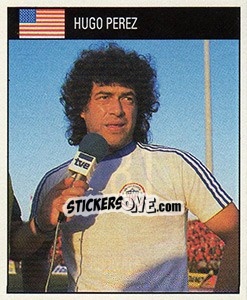 Cromo Hugo Perez - World Cup 1990 - Orbis