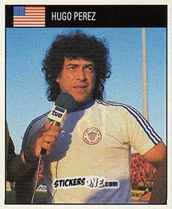 Figurina Hugo Perez - World Cup 1990 n. 481 - Orbis