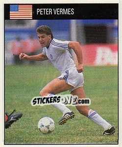 Cromo Peter Vermes - World Cup 1990 - Orbis