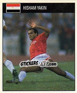 Sticker Hisham Yakin - World Cup 1990 - Orbis