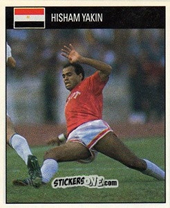 Sticker Hisham Yakin - World Cup 1990 - Orbis