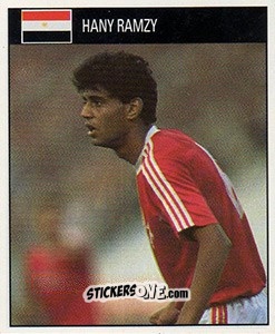 Sticker Hany Ramzy - World Cup 1990 n. 487 - Orbis
