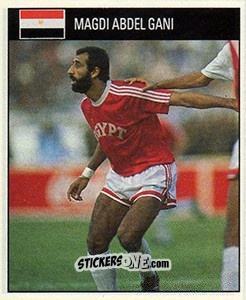 Sticker Magdi Abdel Gani - World Cup 1990 n. 490 - Orbis