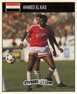 Sticker Ahmed El Kas - World Cup 1990 n. 492 - Orbis