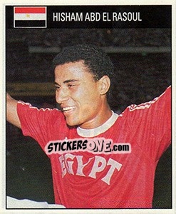 Cromo Hisham Abid El Rasoul - World Cup 1990 - Orbis