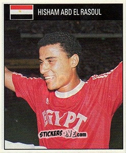 Sticker Hisham Abid El Rasoul - World Cup 1990 n. 493 - Orbis