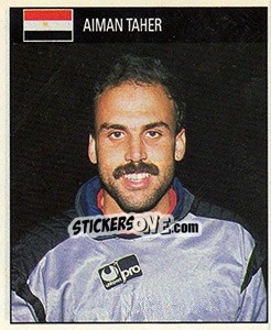 Sticker Aiman Taher - World Cup 1990 - Orbis