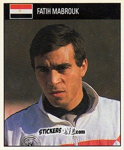 Sticker Fatih Mabrouk - World Cup 1990 - Orbis