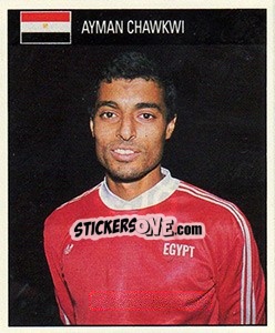 Sticker Ayman Chawkwi - World Cup 1990 - Orbis