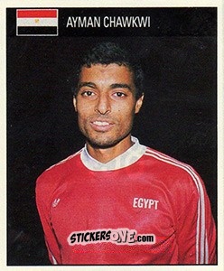 Sticker Ayman Chawkwi - World Cup 1990 - Orbis