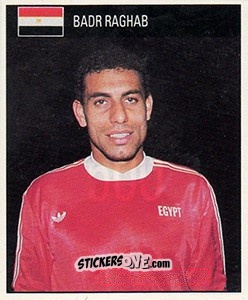 Sticker Badr Raghab - World Cup 1990 n. 500 - Orbis