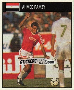 Cromo Ahmed Ramzy - World Cup 1990 - Orbis