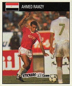 Cromo Ahmed Ramzy - World Cup 1990 - Orbis