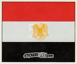 Cromo National Flag - World Cup 1990 - Orbis