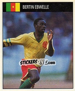 Cromo Bertin Ebwelle - World Cup 1990 - Orbis