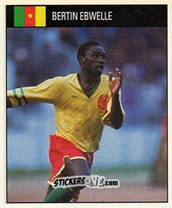 Sticker Bertin Ebwelle - World Cup 1990 n. 507 - Orbis