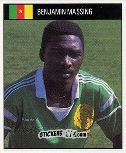 Cromo Benjamin Massing - World Cup 1990 - Orbis