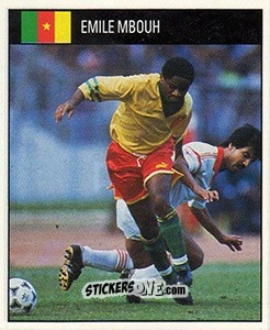Sticker Emile Mbouh - World Cup 1990 n. 510 - Orbis