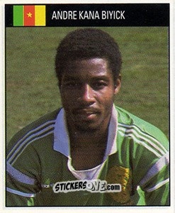 Sticker Andre Kana Biyick - World Cup 1990 n. 511 - Orbis