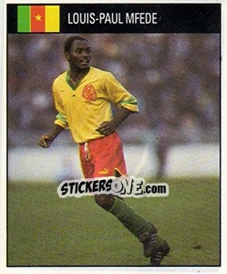 Sticker Louis-Paul Mfede - World Cup 1990 n. 512 - Orbis