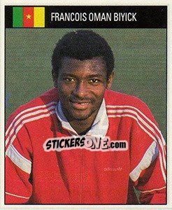 Sticker Francois Oman Biyick - World Cup 1990 - Orbis