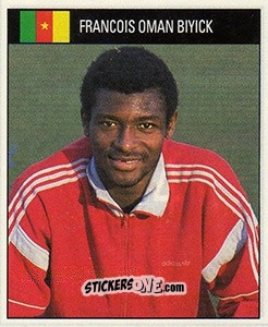 Sticker Francois Oman Biyick - World Cup 1990 n. 514 - Orbis