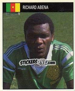 Cromo Richard Abena - World Cup 1990 - Orbis