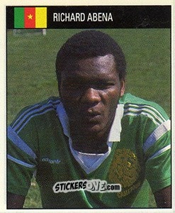 Cromo Richard Abena - World Cup 1990 - Orbis