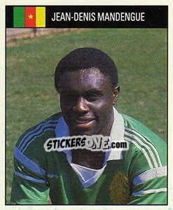 Cromo Jean-Denis Mandengue - World Cup 1990 - Orbis