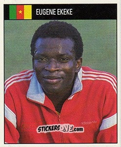 Cromo Eugene Ekeke - World Cup 1990 n. 523 - Orbis