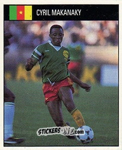 Sticker Cyril Makanaky - World Cup 1990 n. 524 - Orbis