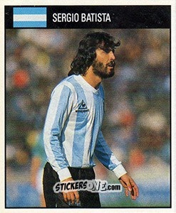 Sticker Sergio Batista - World Cup 1990 n. 8 - Orbis